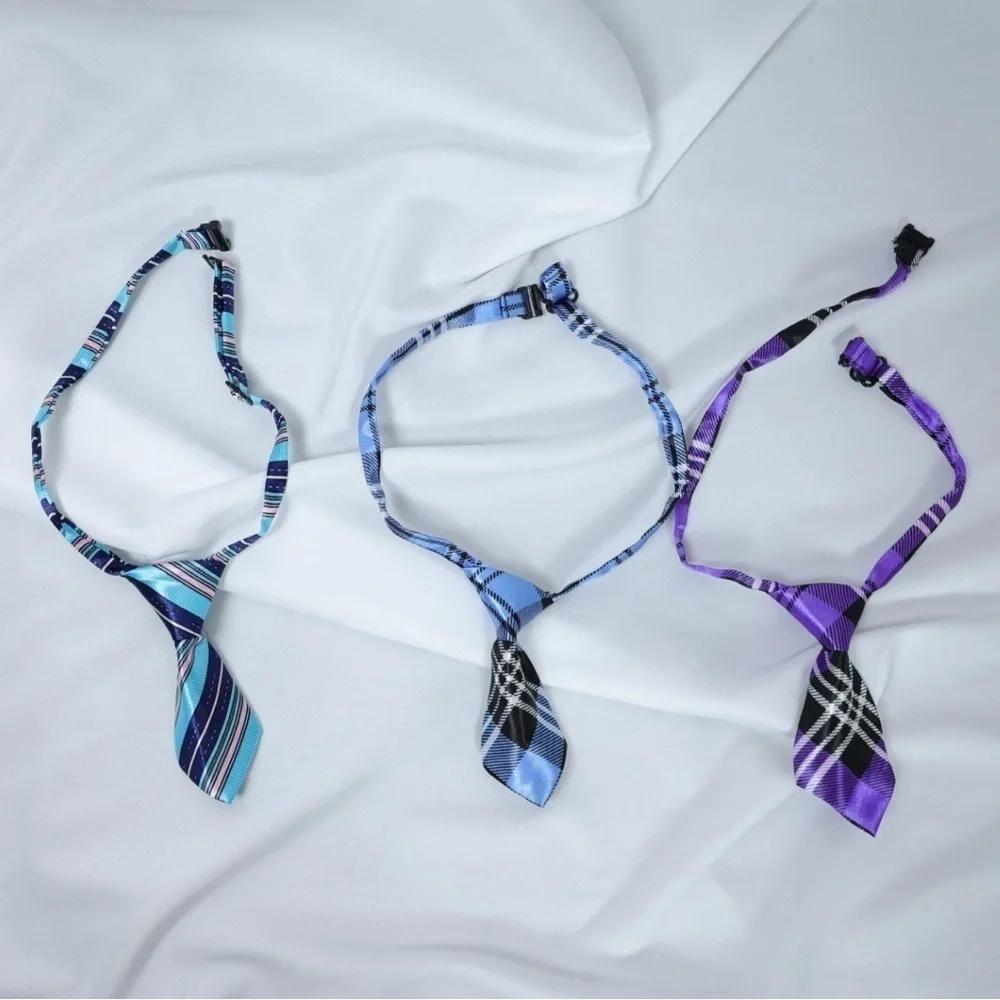 🅽🅴🆆 plaid/stripe adjustable dog tie cat pet ties dog cat clothing accessory